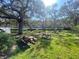 Community picnic area equipped with picnic tables and charcoal grill, set amongst lush green space at 2070 Lakeview Dr # 206, Clearwater, FL 33763