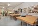 Bright community workshop with woodworking tools, workbenches, and space for creative projects at 2441 Persian Dr # 53, Clearwater, FL 33763