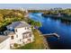 Stunning waterfront home with private dock access and balconies overlooking the tranquil river at 2902 N Shoreview Pl, Tampa, FL 33602