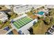 Aerial view of a community with a pool, shuffleboard, and parking at 5246 81St N St # 6, St Petersburg, FL 33709