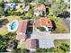 Bird's eye view showing the layout of the home and swimming pool at 6010 17Th S Ave, Gulfport, FL 33707