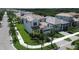 An aerial view of a home with mature landscaping in a desirable neighborhood at 923 Seagrape Dr, Ruskin, FL 33570