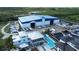 Extensive marina facilities and community amenities including a pool and clubhouse at 923 Seagrape Dr, Ruskin, FL 33570