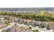 An aerial view showing the property's location in the beautiful surrounding neighborhood at 1004 Regal Manor Way, Sun City Center, FL 33573