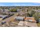 This aerial view highlights the property's proximity to neighborhood amenities at 11005 Tyler Dr, Port Richey, FL 34668