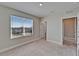 Bedroom with carpet, bright windows and white trim at 16725 Barnwood Pl, Bradenton, FL 34211