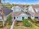 Beautifully landscaped home from an aerial view at 20033 Heritage Point Dr, Tampa, FL 33647