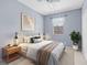 Comfortable bedroom featuring soft lighting, neutral tones, and stylish furnishings for relaxation at 20033 Heritage Point Dr, Tampa, FL 33647