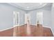 Spacious main bedroom with hardwood floors, offering a comfortable retreat at 20033 Heritage Point Dr, Tampa, FL 33647