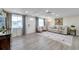 Living area features a neutral color palette and modern decor at 2904 Matchlock Dr, Holiday, FL 34690