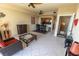 Open-concept living area adjacent to the kitchen, featuring a dining set and comfortable seating for relaxation and entertaining at 3244 Mangrove Point Dr, Ruskin, FL 33570