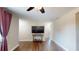 Bright living room with hardwood floors and a console table, perfect for a cozy entertainment space at 3350 Brookfield Dr, Holiday, FL 34691