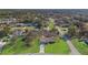 Aerial view showcasing the home's location in a serene residential neighborhood at 4472 Bayridge Ct, Spring Hill, FL 34606