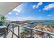 Outdoor balcony with amazing water and city views at 5120 Marina Way # 14002, Tampa, FL 33611