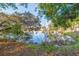 Scenic water view with trees hanging over the pond at 6905 122Nd Dr, Largo, FL 33773