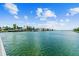 Stunning waterfront view of the marina and community at 7400 Sun Island S Dr # 207, South Pasadena, FL 33707