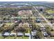 This aerial view shows the property's location in a quiet neighborhood at 8303 Croton Ave, Tampa, FL 33619