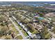 This aerial view showcases the neighborhood's close proximity to parks and city amenities at 8303 Croton Ave, Tampa, FL 33619