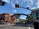 A street view of a charming intersection near the Visitor Center at 860 Virginia St # 303, Dunedin, FL 34698