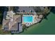 Community pool with waterfront access at 9495 Blind Pass Rd # 605, St Pete Beach, FL 33706