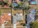 Large, enclosed backyard offering privacy, perfect for outdoor entertaining with a spa at 10340 Ventura Dr, Spring Hill, FL 34608