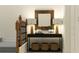 Stylish entryway with console table, mirror, and lamps at 11559 E 71St Ter, Palmetto, FL 34221