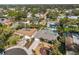 Bird's eye view of a residential neighborhood featuring cozy homes, lush trees, and neighborhood streets at 12341 79Th Pl, Seminole, FL 33772