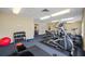 Spacious fitness center featuring an array of exercise equipment at 13235 Gulf Blvd # 306, Madeira Beach, FL 33708