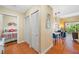 Hallway view showcasing the bedroom and living area, highlighting the home's layout and flow at 13235 Gulf Blvd # 306, Madeira Beach, FL 33708