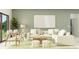 Relaxing living room with sectional sofa and access to backyard at 18429 Serene Lake Loop, Lutz, FL 33548