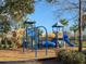 Community playground with slides, climbing structures, and turrets for active fun under the sun at 4734 Chatterton Way, Riverview, FL 33578