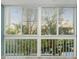 The large windows of this enclosed balcony offer natural light and a view of the outdoors at 4777 Duhme Rd # 1A, St Petersburg, FL 33708