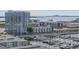 Stunning aerial view of waterfront property and marina with city skyline in the distance at 5120 Marina Way # 6603, Tampa, FL 33611