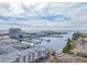 Waterfront aerial view showcasing the harbor, luxury residences, and community amenities at 5120 Marina Way # 6603, Tampa, FL 33611
