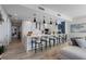 Modern kitchen boasts sleek countertops, island seating, and stainless steel appliances at 5120 Marina Way # 6603, Tampa, FL 33611