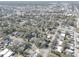 An aerial view of a community displaying the layout of residential homes and streets at 6532 30Th N St, St Petersburg, FL 33702
