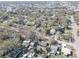 An aerial view of the neighborhood showcasing tree-lined streets and residential homes at 6532 30Th N St, St Petersburg, FL 33702