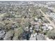 An aerial view of the neighborhood showing the layout of homes and streets at 6532 30Th N St, St Petersburg, FL 33702