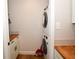 Stackable washer and dryer appliances at 9987 85Th Way, Seminole, FL 33777
