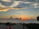 Beach view at sunset with ocean, sky, and peaceful horizon at 1522 Gulf Blvd, Indian Rocks Beach, FL 33785
