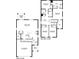 Detailed floor plan showcasing the layout of this home including bedrooms, kitchen, and living spaces at 17287 Whiskey Creek Trl, Parrish, FL 34219