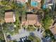 Residential neighborhood featuring townhomes and manicured lawns at 2105 Clover Hill Rd, Palm Harbor, FL 34683