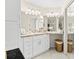 Bright bathroom featuring plenty of countertop space and storage at 3401 Killdeer Pl, Palm Harbor, FL 34685