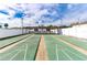 These shuffleboard courts are ready for a fun and relaxing day at 5538 Antigua Dr, Zephyrhills, FL 33541