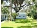 Lush backyard with mature trees offering ample shade and privacy for relaxation at 1101 Canal St, Ruskin, FL 33570