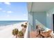 Relax on your private balcony with sweeping views of the white sand beach and sparkling Gulf waters at 17200 Gulf Blvd # 302, North Redington Beach, FL 33708