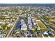 Birds eye view of the community with convenient access to local schools and amenities at 1721 S Jefferson Ave, Clearwater, FL 33756