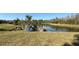 Scenic view of pond surrounded by trees at 21211 Southern Charm Dr, Land O Lakes, FL 34637