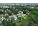 Expansive aerial view of the neighborhood surrounded by lush greenery at 2522 W North St, Tampa, FL 33614