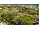 Aerial view of community golf course featuring lush greenery and mature trees at 3600 105Th N Ave, Clearwater, FL 33762